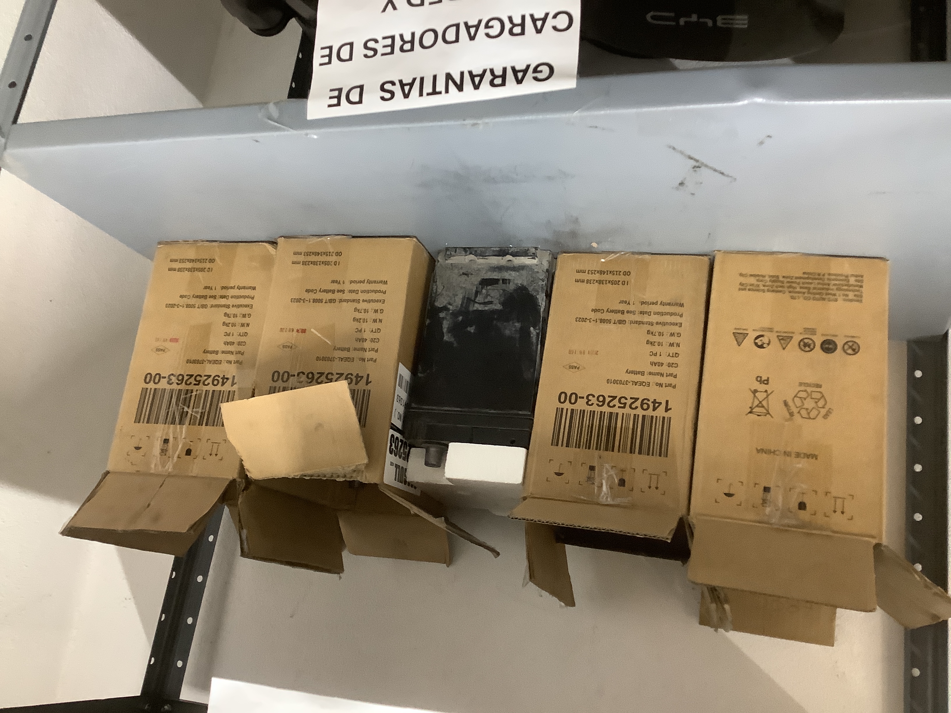 Almacenamiento de baterías de litio